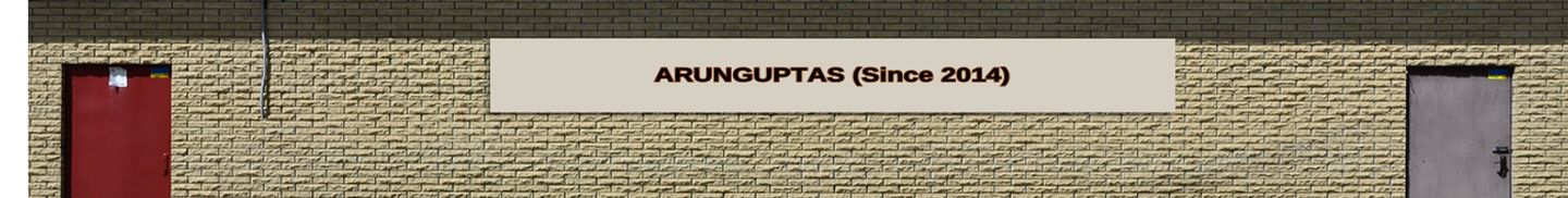 ARUNGUPTAS (Since 2014)